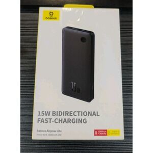 Pp6U Baseus - Airpow Lite Fast Charge Power Bank 10000mAh 15W Cosmic Black Used‎